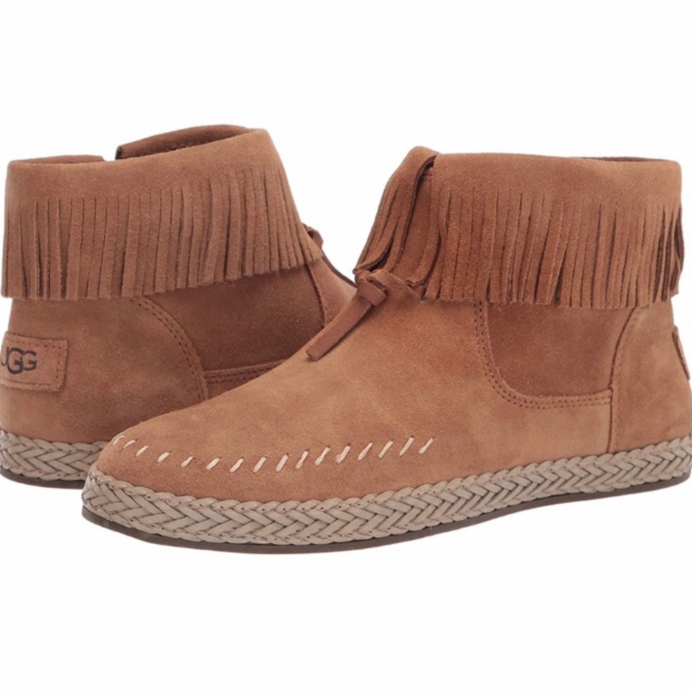 New! UGG Kennadi Boots Chestnut size 8